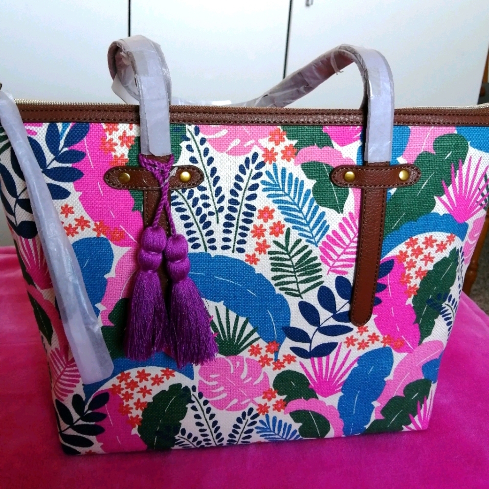 Fossil Felicity tote bag - tropical
